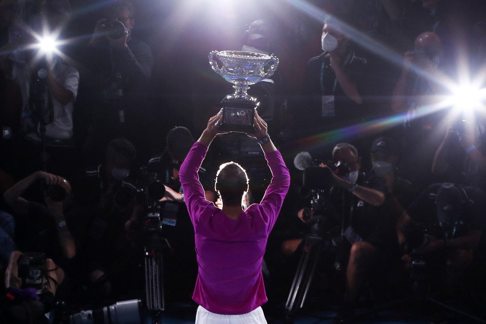 Melbourne miracle.  Rafael Nadal won the Australian Open last year. 
