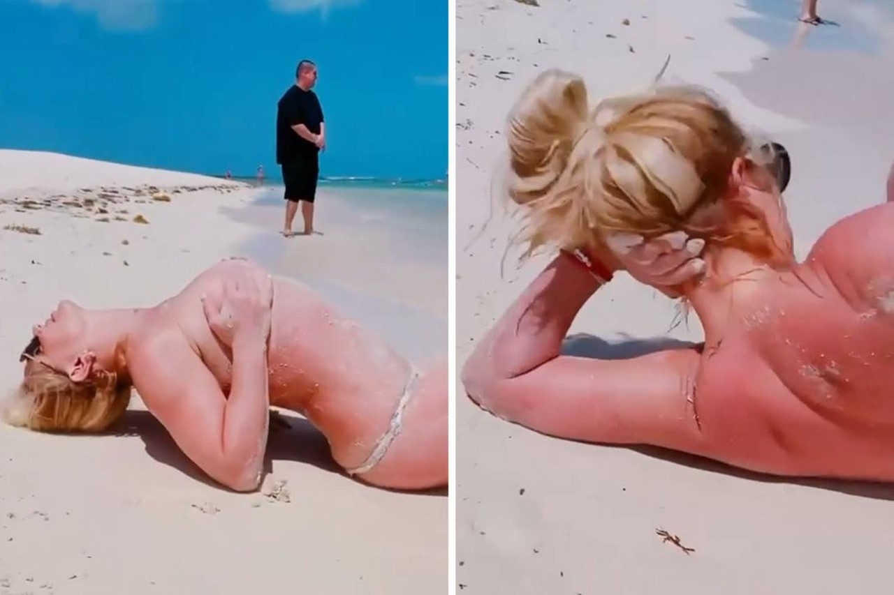 Britney Spears topless op het strand, maar fans focussen op iets anders |  Het Nieuwsblad Mobile