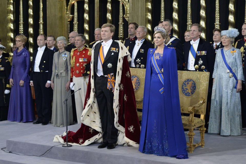 Willem-Alexander e Máxima alla sua incoronazione il 30 aprile 2013.