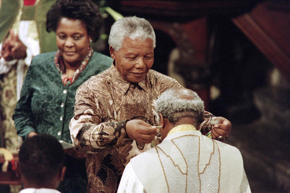 Met Nelson Mandela 