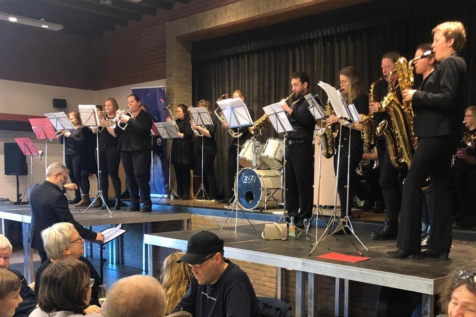 De koninklijke fanfare Verbroedering uit Poederlee stond begin vorige maand al in het Mollenhof tijdens de nieuwjaarsreceptie van de gemeente.