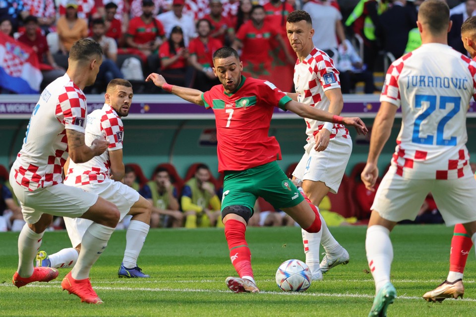 Два коллеги Бельгии по группе, Марокко и Хорватия, вышли в полуфинал. 