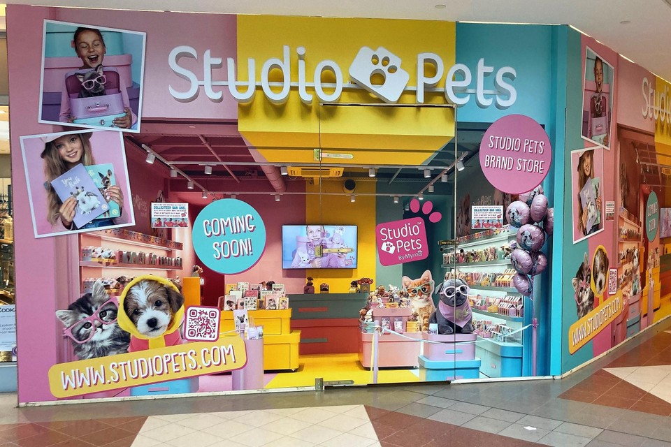 Studio Pets opent in maart een nieuwe winkel in Wijnegem en kondigt dat nu al groots aan. 