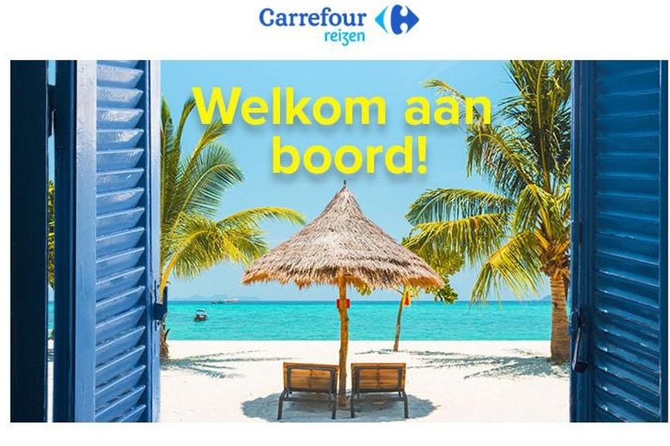 Binnenkort start Carrefour met eigen reizen. 