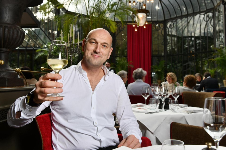 Wim Van der Borght in zijn Italiaanse restaurant Danieli Il Divino in Antwerpen.