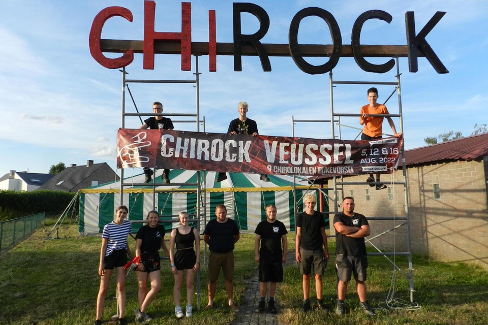 Op het Chiroterrein in de Bavelstraat staat alles klaar voor de vierde editie van Chirock. 