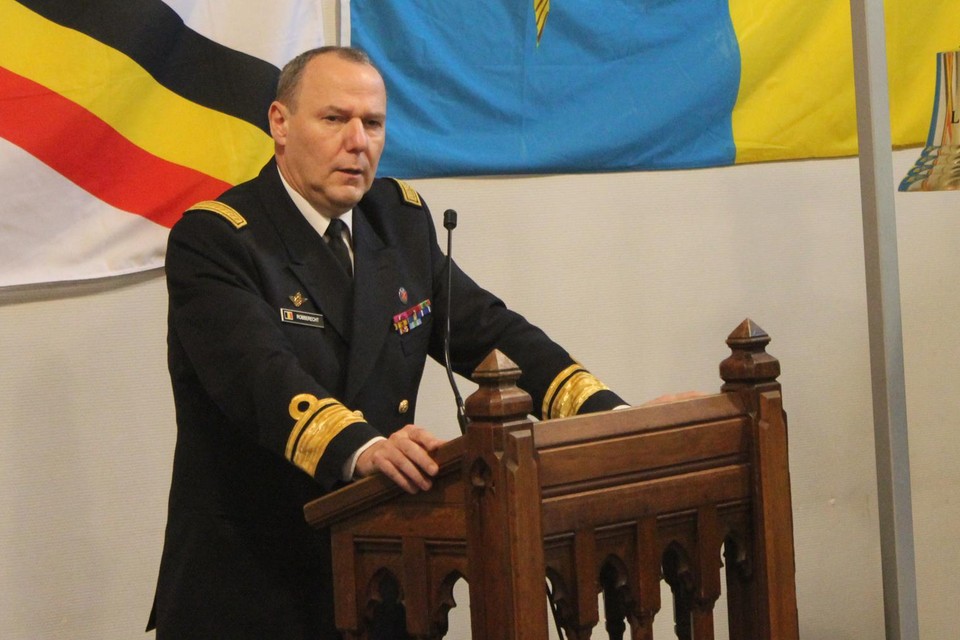 Vice-admiraal Wim Robberecht (archiefbeeld-).