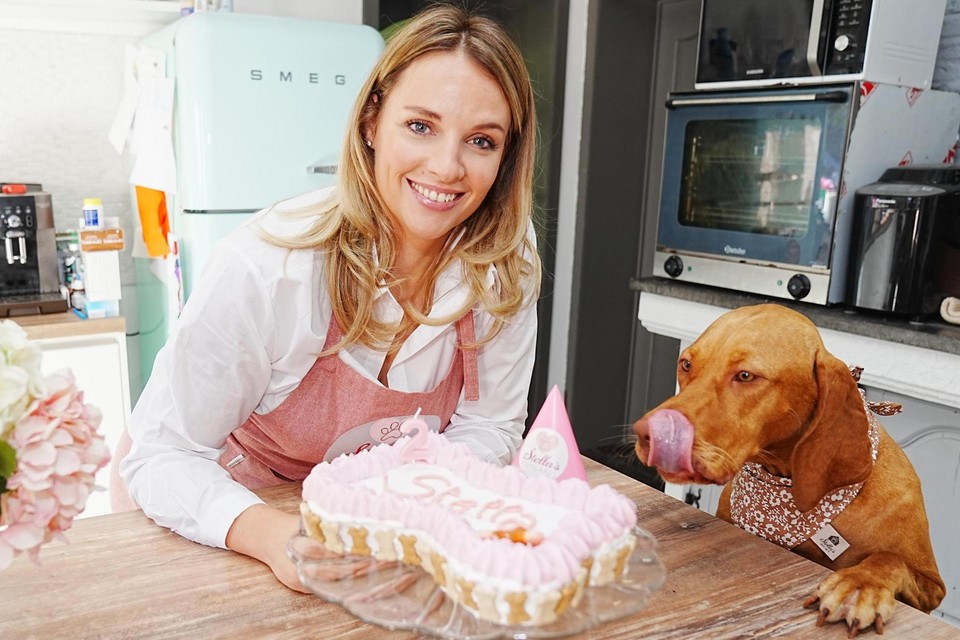 Aankoop fout nauwelijks Geen cupcakes, maar 'pupcakes': Delphine (35) heeft een bakkerij voor honden:  “Met kerstmis maak ik buches” | Het Nieuwsblad Mobile