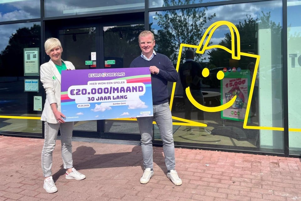 20,000 euros per month and that 30 years, but the first winner of Eurodreams has no big plans with it: « I just want to go through life without stress » (Ghent)