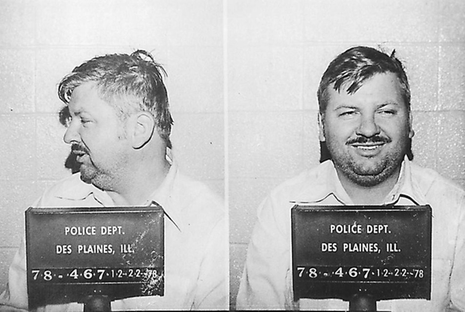 John Wayne Gacy bij zijn arrestatie in december 1978.