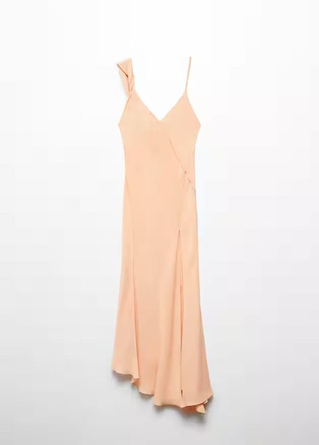 Asymmetrische jurk met sierstiksels - 200 euro