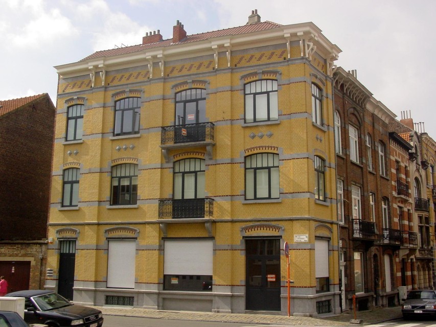 De galerie in de Linthoutstraat 30 in hartje Brussel.