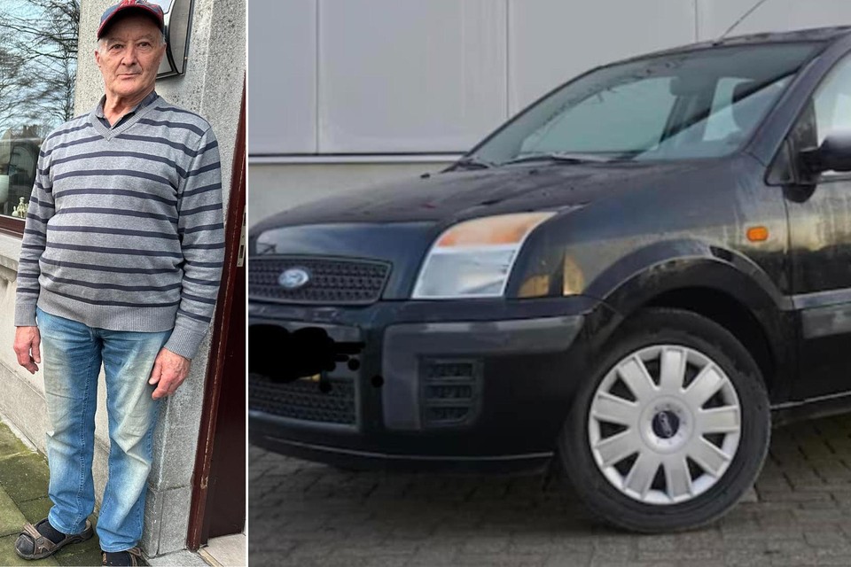 De auto van Ronny werd tussen 9.30 en 9.50 uur gestolen in de Zandvoordeschorredijkstraat in Oostende.