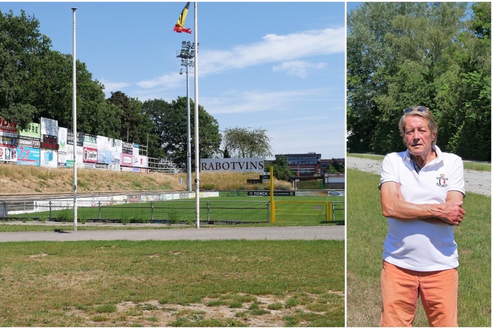 Sportschepen Norbert De Mey kondigt de aanleg van het eerste kunstgrasveld aan op Brielmeersen. SK Deinze zelf bouwt hier een nieuwe overdekte maar tijdelijke tribune.