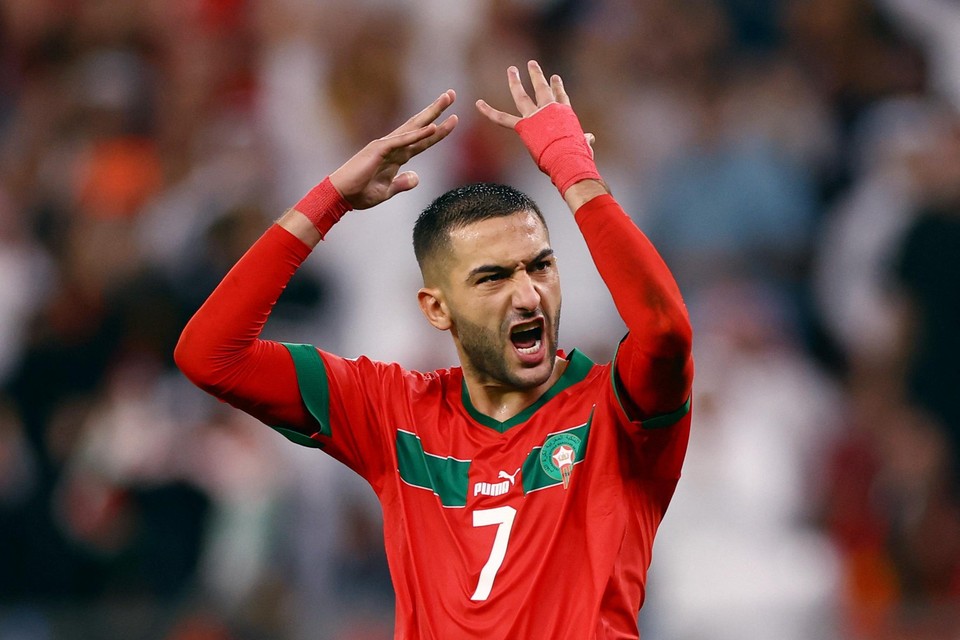 Hakim Ziyech was one of the standouts for the Moroccans.