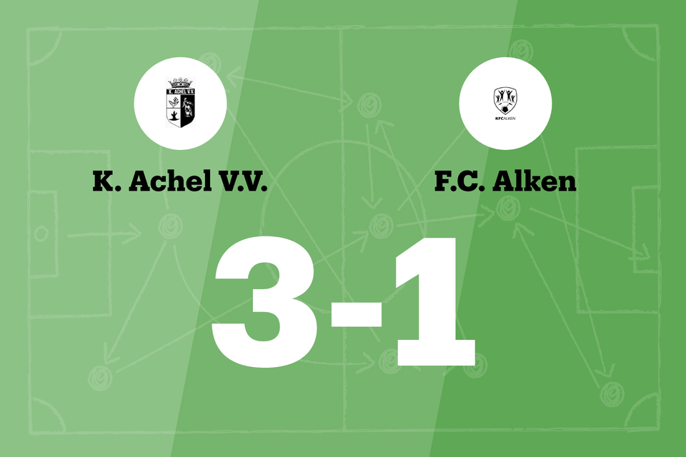 Achel VV - FC Alken
