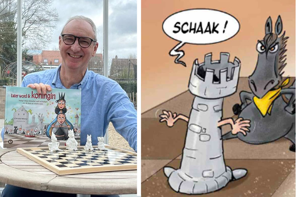 Dirk maakte de tekeningen bij het boek.
