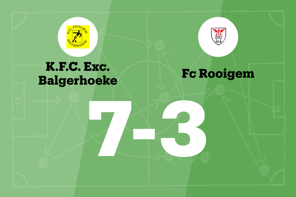 Excelsior Balgerhoeke - FC Rooigem