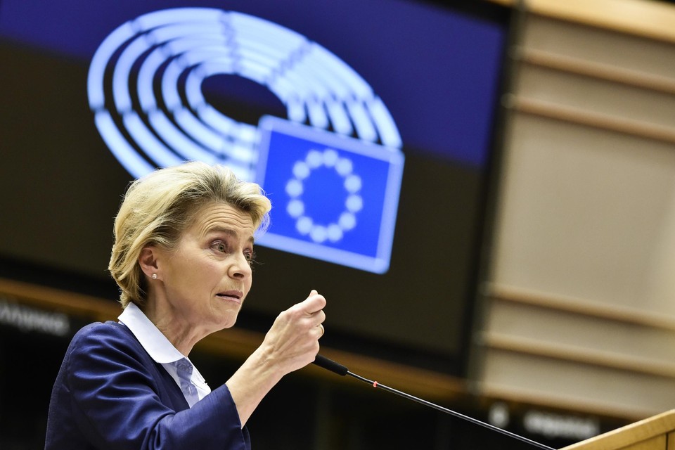 Europees Commissievoorzitter Ursula von der Leyen  