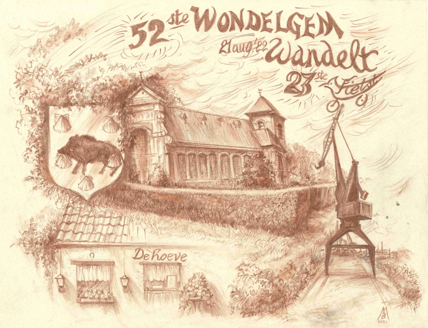 De tekening van Michel Bracke