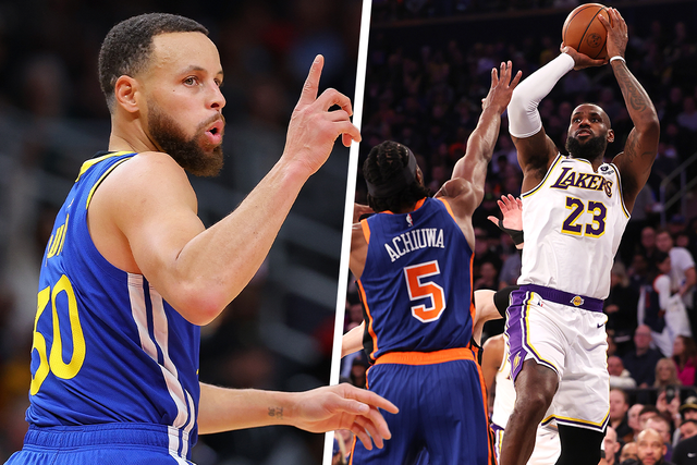 NBA. LeBron James maakt met Lakers einde aan zegereeks van Knicks, Stephen  Curry blijft met 60 punten nipt onder persoonlijk record | Het Nieuwsblad  Mobile