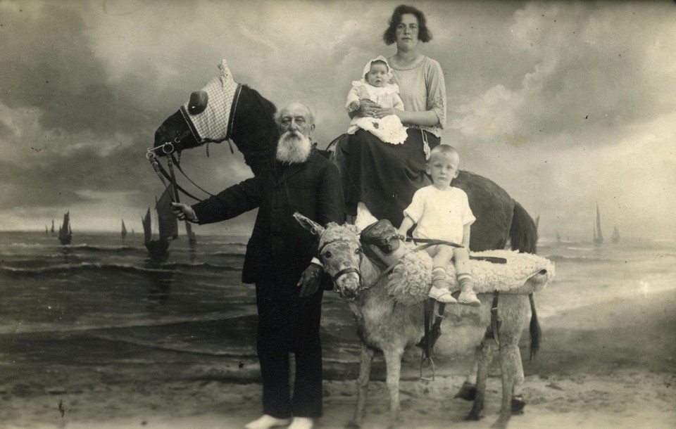 By the sea.