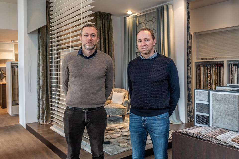 De broers Koen en Ewout Bouckaert van Sijs in hun nieuwste winkel in Roeselare. 