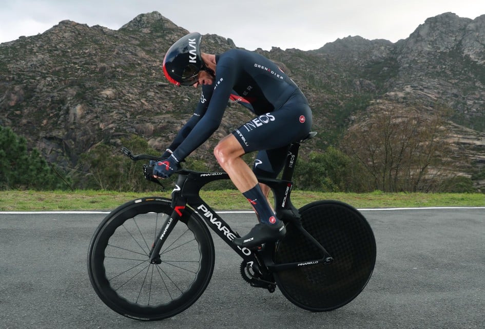 Chris Froome kwam niet in de tijdritdebatten voor.