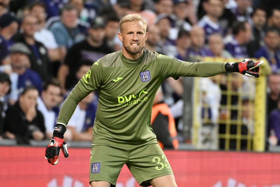 Schmeichel will be in goal again for Anderlecht.