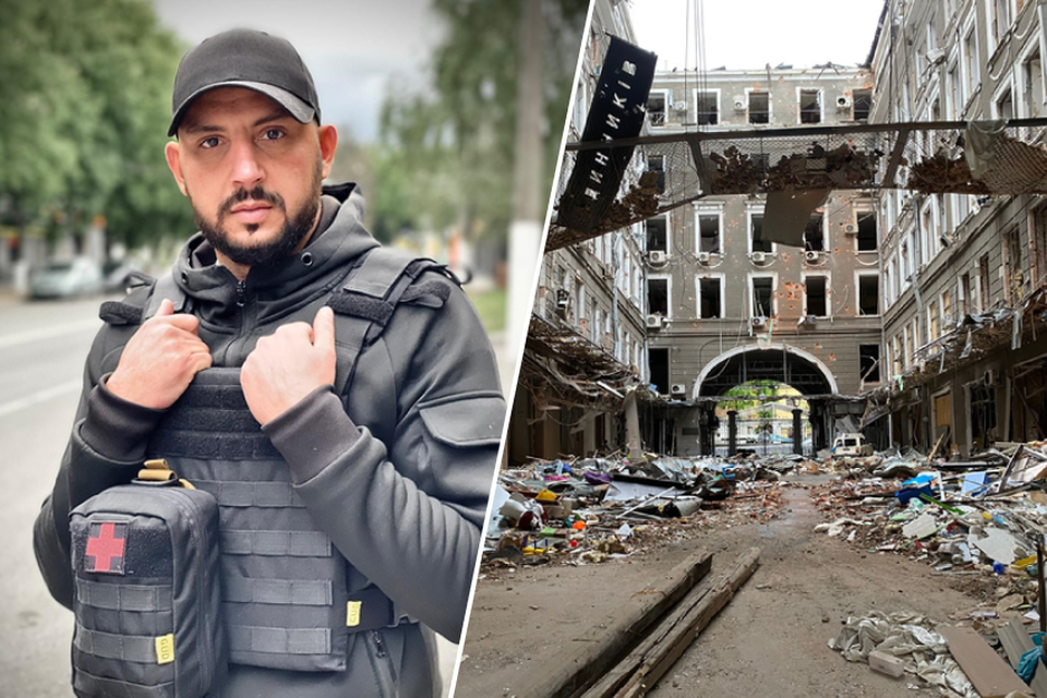 Imad Ben probeert in Oekraïne zo veel mogelijk burgers te evacueren, maar zit nu vast in Charkov.  