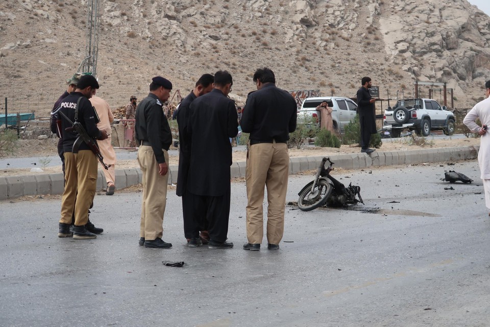 De aanslag in Quetta eiste minstens vier levens. 