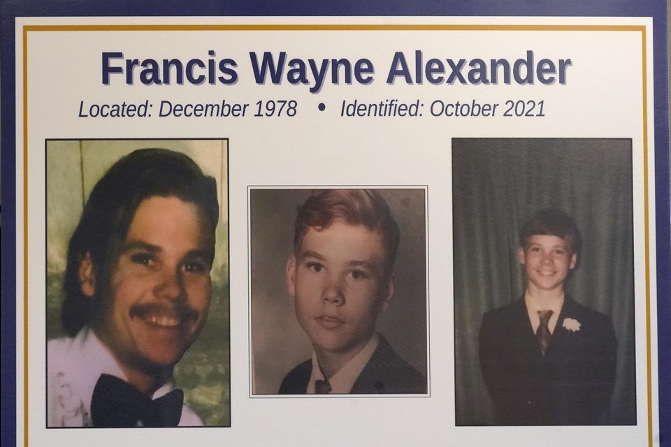 Francis Wayne Alexander werd bijna 45 jaar geleden om het leven gebracht door een beruchte seriemoordenaar.