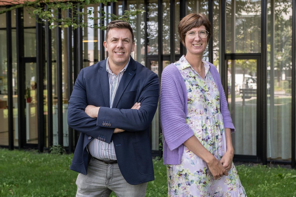 Kristof Dewaele en Leen Wyseur vormen het directieteam van scholengemeenschap Sint-Michiel.