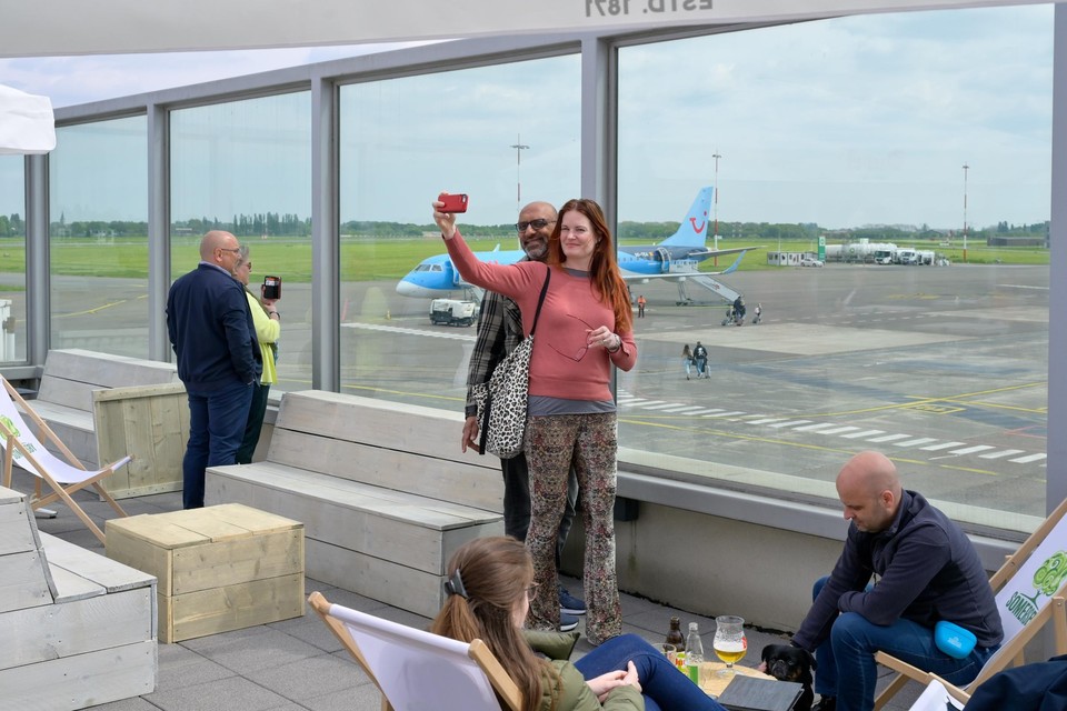 Rein Van Hove en Dirk Blockmans hopen van hun luchthavenrestaurant Belair een nieuwe toeristische trekpleister te maken. 