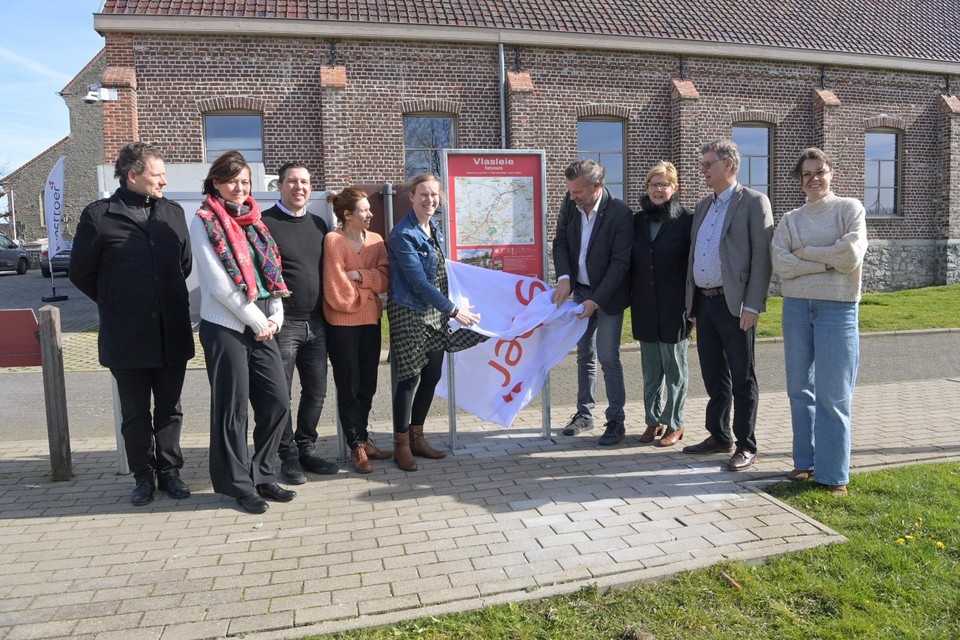 Sint-Baafs-Vijve is een van de startpunten van de nieuwe fietsroute.