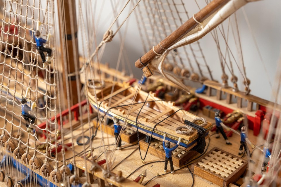 Modelbouwer Jack schip van Louis XIV na: “Fier op het resultaat, na jaar bouwen” (Hove) | Het Nieuwsblad Mobile