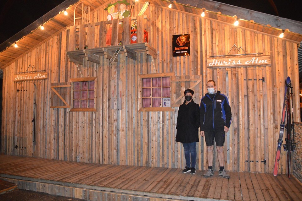 De chalet is geïnspireerd op een Oostenrijks skiresort.