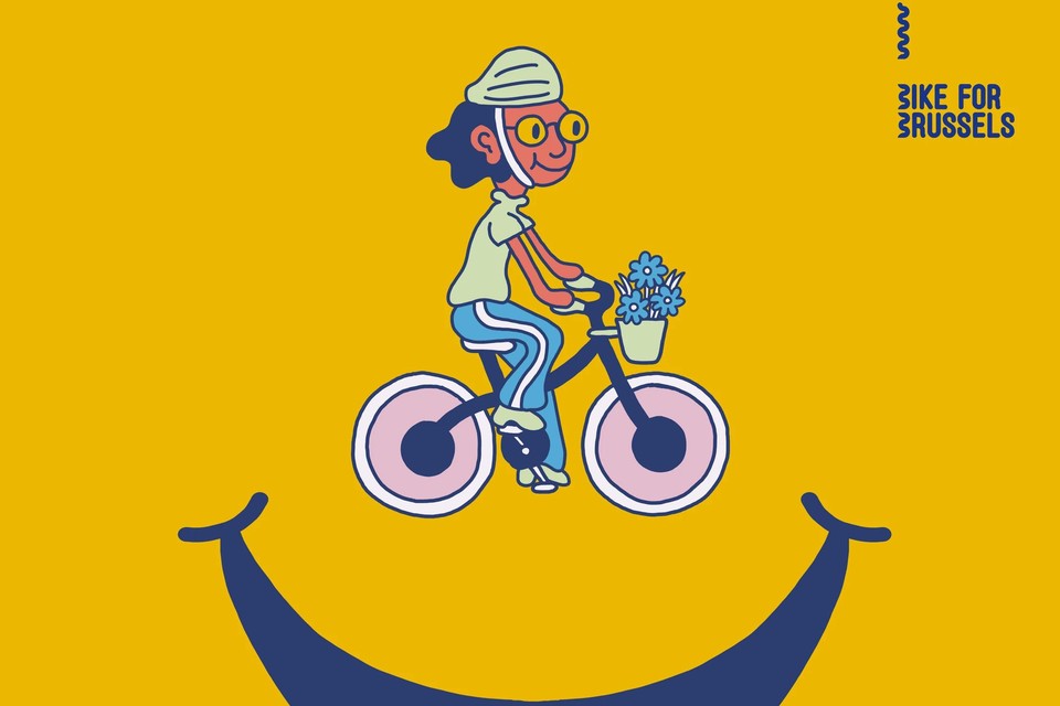 Romanschrijver Vergevingsgezind contact Campagne houdt Brusselaars op de trappers: hoe meer fietsers, hoe groter de  smiley (Brussel) | Het Nieuwsblad Mobile