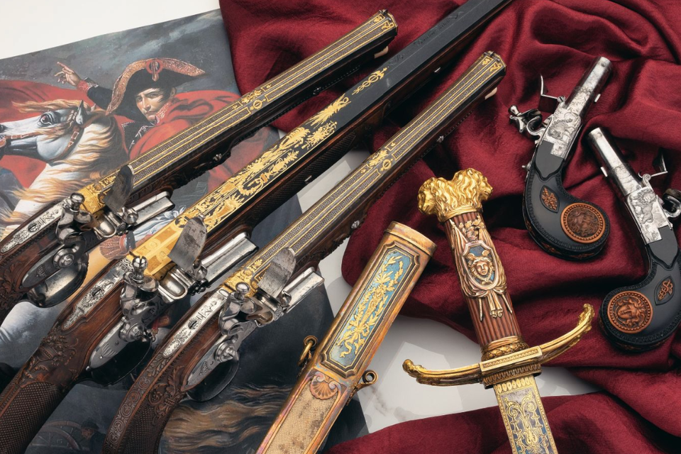 Set wapens van Napoleon voor miljoenen geveild 