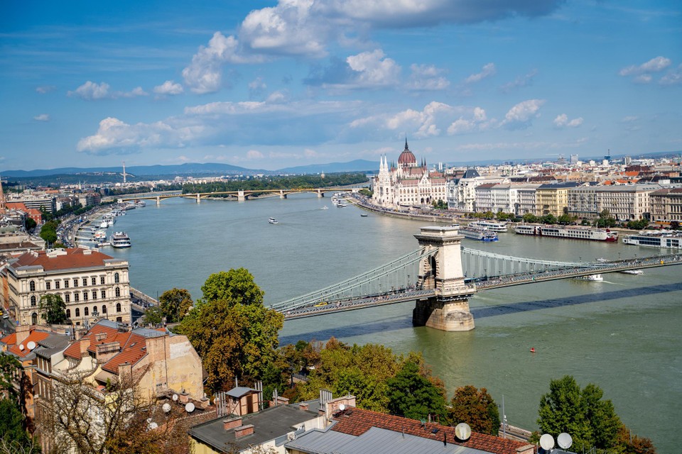 Donau, Hongarije.