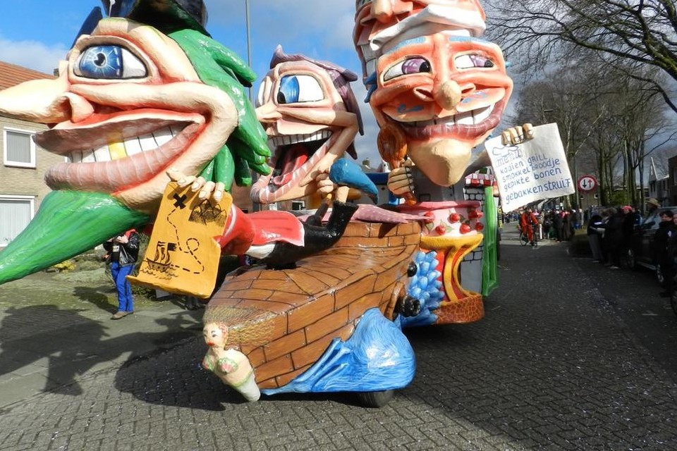 Er rijden eind februari geen carnavalswagens door het centrum van Baarle. 