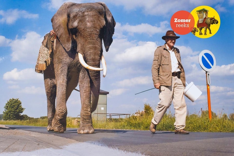 Ontelbare keren wandelde Harry Malter met olifant Suzy heen-en-weer van zijn huis in Destelbergen naar zijn dierenpark.