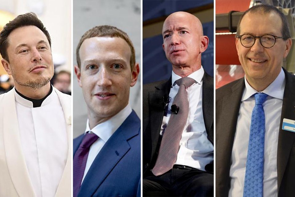 Voor Elon Musk (Tesla), Mark Zuckerberg (Facebook) en Jeff Bezos (Amazon)  was 2020 een goed jaar. En ook landgenoot Luc Tack  (Picanol) deed goede zaken. 