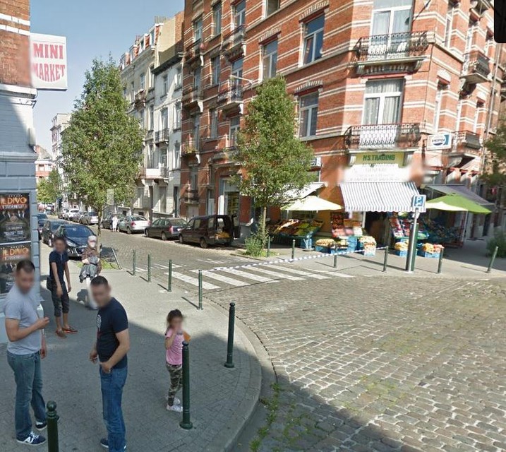 The Vanderdussenstraat in Molenbeek.  This is an image from 2014.