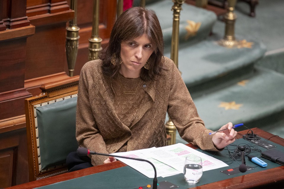 Minister van Begroting Alexia Bertrand (Open VLD).