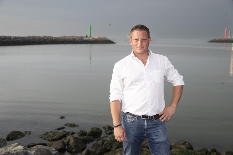 Maaseikenaar Johan Muir in Oostende. In 2012 won hij een duiktrip naar de Titanic met Qmusic, maar dat feestje ging niet door.