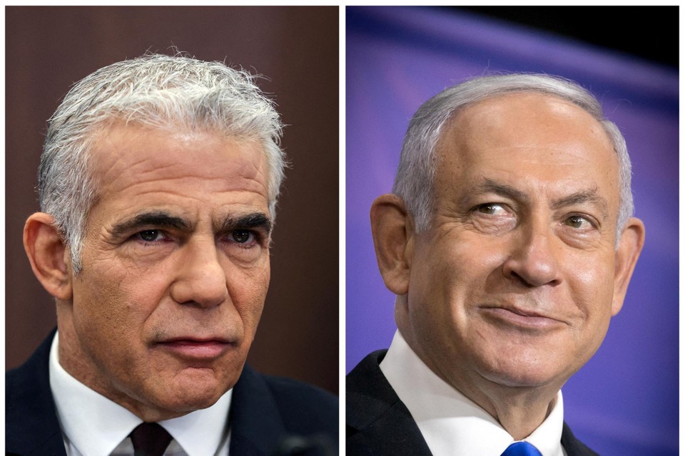 Yair Lapid bereidt de machtsoverdracht aan Benjamin Netanyahu voor. 