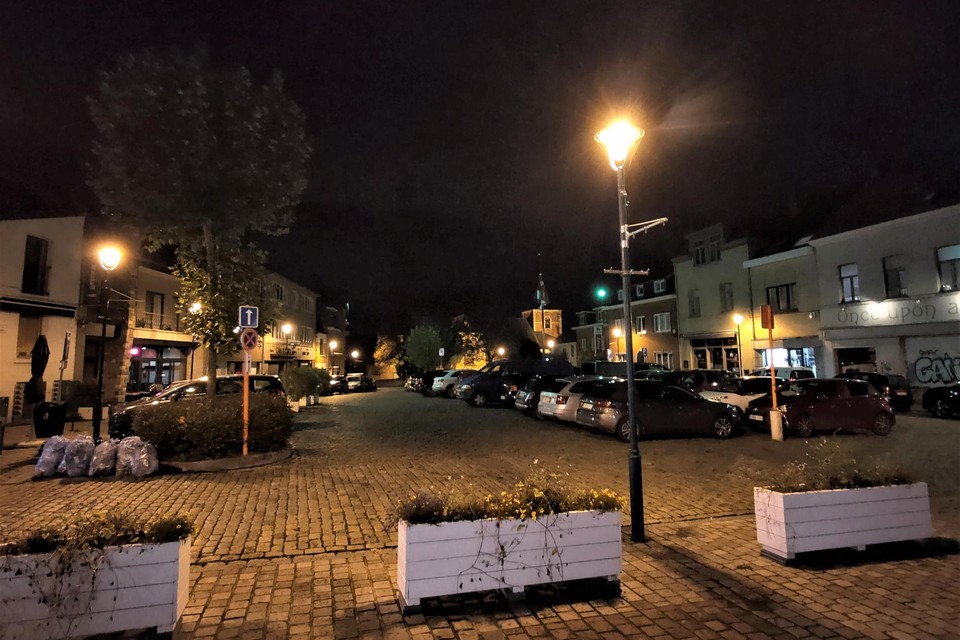 Ook het Gemeenteplein van Linkebeek zal vijf dagen per week ’s nachts onverlicht zijn. 