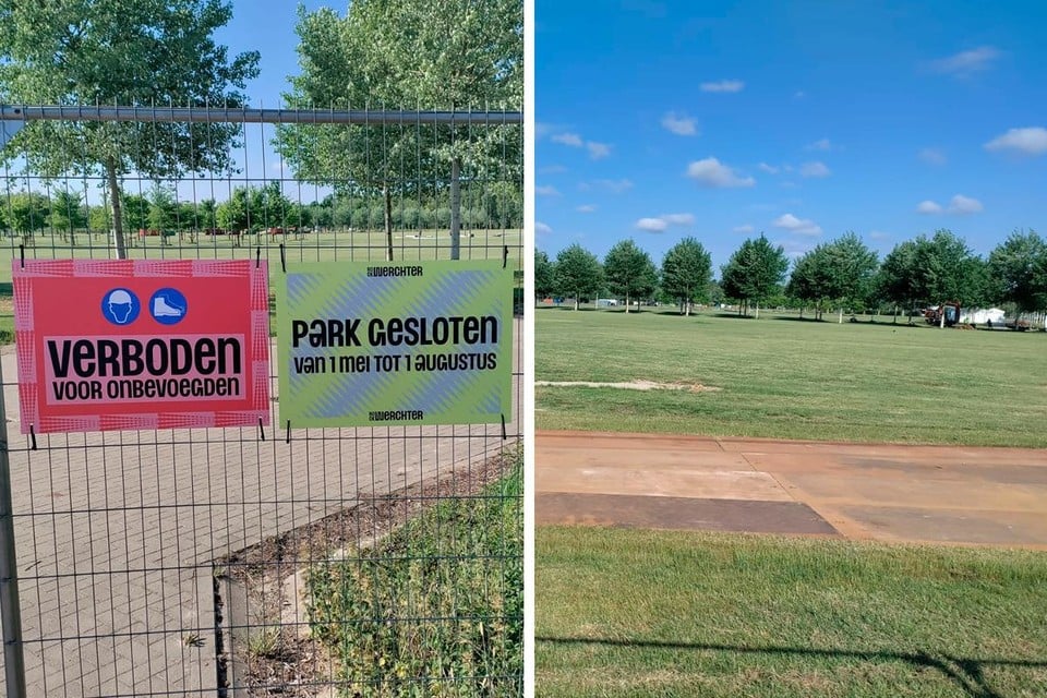 Structure of Rock Werchter has already started (Rotselaar)