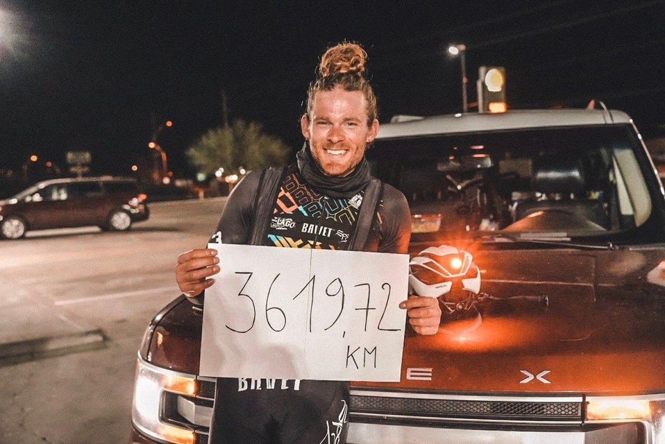 3.619,72 kilometer! Dat is de afstand die de Bredenaar in zeven dagen tijd per fiets heeft afgelegd in het Amerikaanse Arizona.